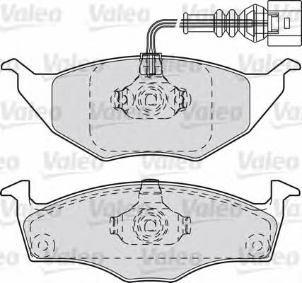 Valeo 598735 Brake Pad Set, disc brake 598735: Buy near me in Poland at 2407.PL - Good price!