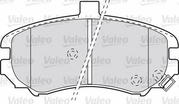 Valeo 598739 Тормозные колодки дисковые, комплект 598739: Отличная цена - Купить в Польше на 2407.PL!