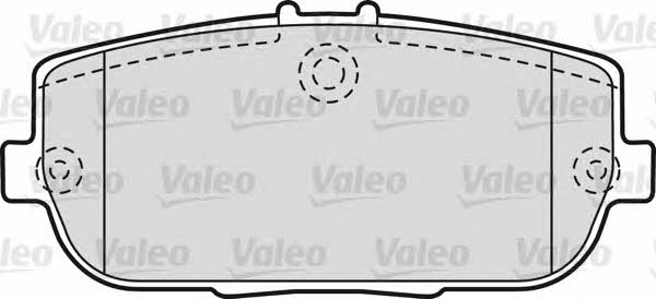 Valeo 598746 Тормозные колодки дисковые, комплект 598746: Отличная цена - Купить в Польше на 2407.PL!