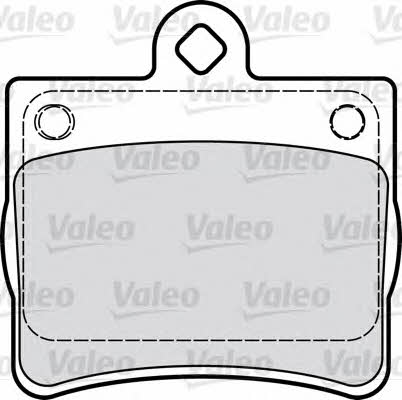 Valeo 598763 Тормозные колодки дисковые, комплект 598763: Отличная цена - Купить в Польше на 2407.PL!