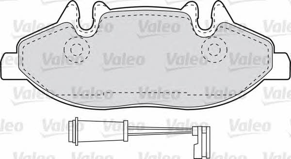Valeo 598764 Brake Pad Set, disc brake 598764: Buy near me in Poland at 2407.PL - Good price!
