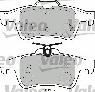 Valeo 598783 Brake Pad Set, disc brake 598783: Buy near me in Poland at 2407.PL - Good price!