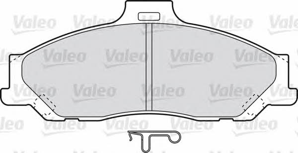 Valeo 598784 Brake Pad Set, disc brake 598784: Buy near me in Poland at 2407.PL - Good price!