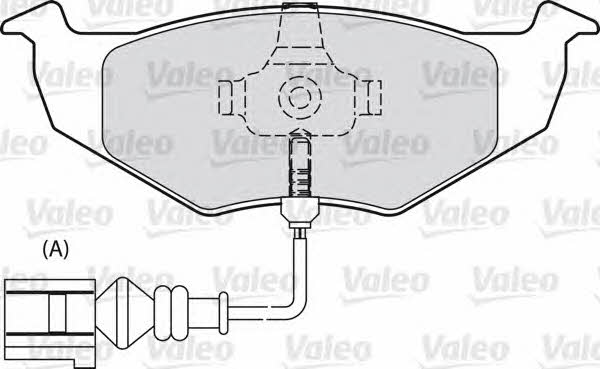 Valeo 598805 Тормозные колодки дисковые, комплект 598805: Отличная цена - Купить в Польше на 2407.PL!