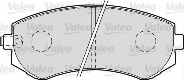 Valeo 598806 Тормозные колодки дисковые, комплект 598806: Отличная цена - Купить в Польше на 2407.PL!