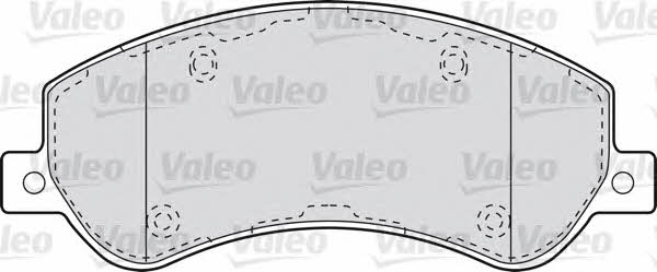 Valeo 598816 Brake Pad Set, disc brake 598816: Buy near me in Poland at 2407.PL - Good price!