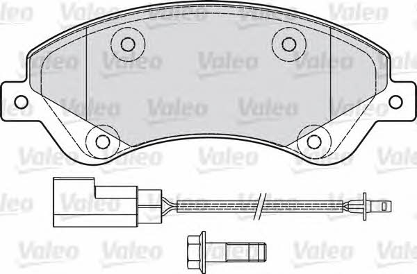 Valeo 598818 Тормозные колодки дисковые, комплект 598818: Отличная цена - Купить в Польше на 2407.PL!