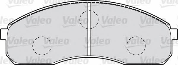 Valeo 598821 Тормозные колодки дисковые, комплект 598821: Отличная цена - Купить в Польше на 2407.PL!