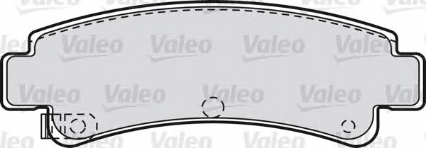 Valeo 598826 Brake Pad Set, disc brake 598826: Buy near me in Poland at 2407.PL - Good price!