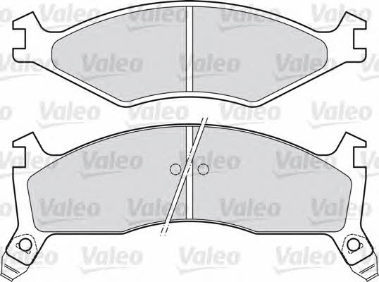 Valeo 598838 Brake Pad Set, disc brake 598838: Buy near me in Poland at 2407.PL - Good price!