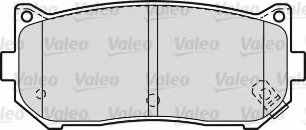 Valeo 598841 Тормозные колодки дисковые, комплект 598841: Отличная цена - Купить в Польше на 2407.PL!