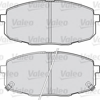 Valeo 598842 Brake Pad Set, disc brake 598842: Buy near me in Poland at 2407.PL - Good price!