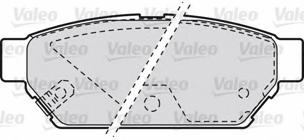 Valeo 598844 Brake Pad Set, disc brake 598844: Buy near me in Poland at 2407.PL - Good price!
