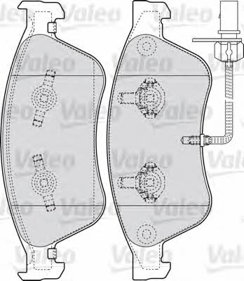 Valeo 598845 Гальмівні колодки, комплект 598845: Приваблива ціна - Купити у Польщі на 2407.PL!