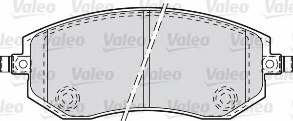 Valeo 598853 Brake Pad Set, disc brake 598853: Buy near me in Poland at 2407.PL - Good price!