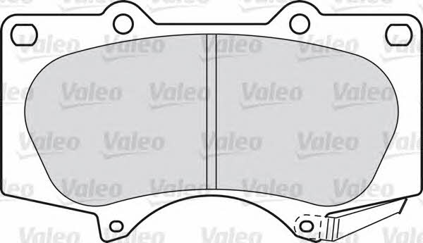 Valeo 598857 Brake Pad Set, disc brake 598857: Buy near me in Poland at 2407.PL - Good price!