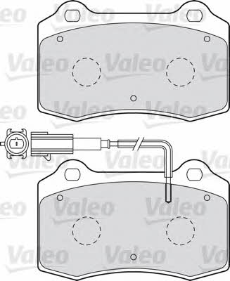 Valeo 598859 Brake Pad Set, disc brake 598859: Buy near me in Poland at 2407.PL - Good price!