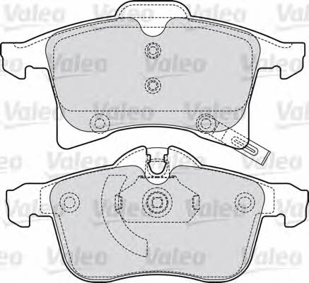 Valeo 598860 Brake Pad Set, disc brake 598860: Buy near me in Poland at 2407.PL - Good price!