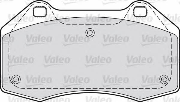 Valeo 598861 Brake Pad Set, disc brake 598861: Buy near me in Poland at 2407.PL - Good price!
