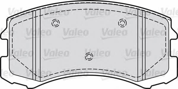 Valeo 598864 Brake Pad Set, disc brake 598864: Buy near me in Poland at 2407.PL - Good price!