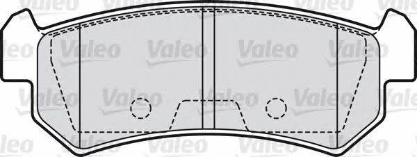 Valeo 598874 Brake Pad Set, disc brake 598874: Buy near me in Poland at 2407.PL - Good price!