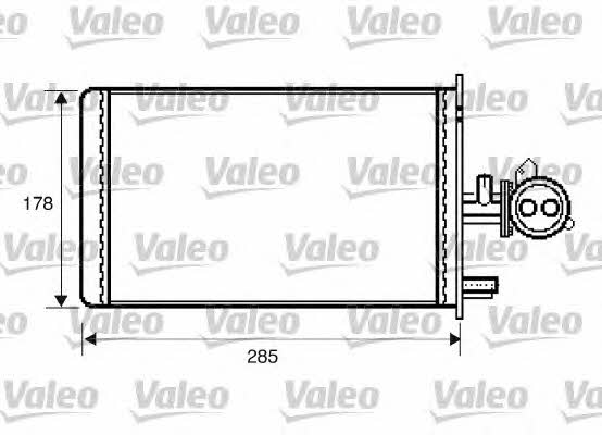 Valeo 812337 Heat exchanger, interior heating 812337: Buy near me in Poland at 2407.PL - Good price!