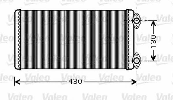 Valeo 812346 Heat exchanger, interior heating 812346: Buy near me in Poland at 2407.PL - Good price!