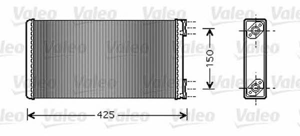 Valeo 812351 Heat exchanger, interior heating 812351: Buy near me in Poland at 2407.PL - Good price!