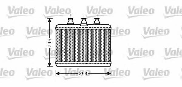 Valeo 812365 Heat exchanger, interior heating 812365: Buy near me in Poland at 2407.PL - Good price!