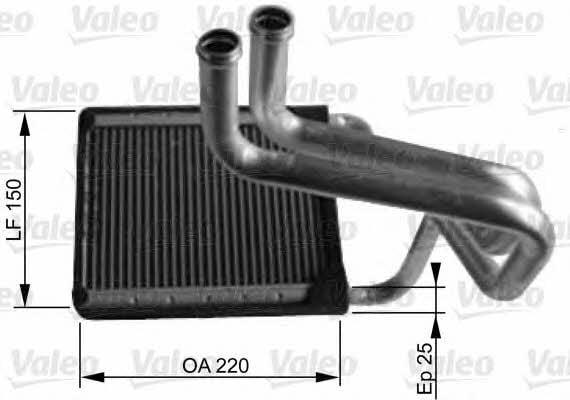 Valeo 812430 Heat exchanger, interior heating 812430: Buy near me in Poland at 2407.PL - Good price!