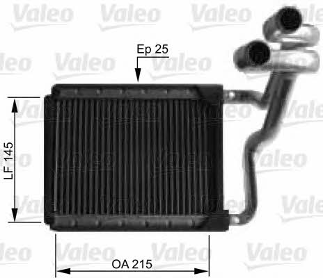 Valeo 812441 Heat exchanger, interior heating 812441: Buy near me in Poland at 2407.PL - Good price!