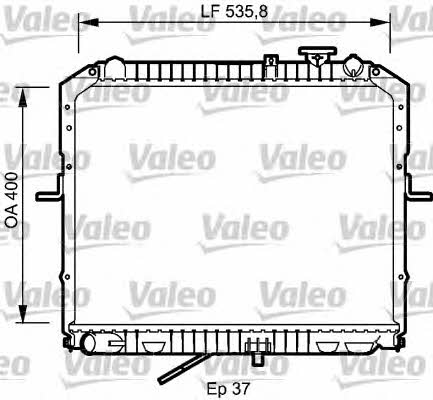 Valeo 734990 Radiator, engine cooling 734990: Buy near me in Poland at 2407.PL - Good price!