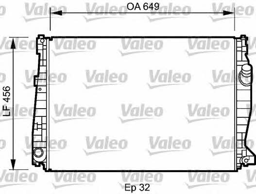 Valeo 735021 Радиатор охлаждения двигателя 735021: Купить в Польше - Отличная цена на 2407.PL!