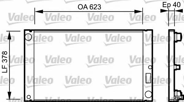 Valeo 735036 Радиатор охлаждения двигателя 735036: Отличная цена - Купить в Польше на 2407.PL!