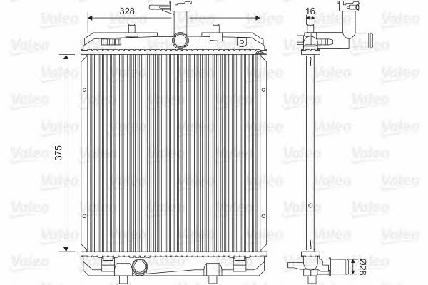Valeo 735069 Radiator, engine cooling 735069: Buy near me at 2407.PL in Poland at an Affordable price!