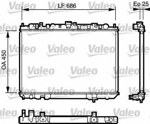 Valeo 735081 Радіатор охолодження двигуна 735081: Купити у Польщі - Добра ціна на 2407.PL!
