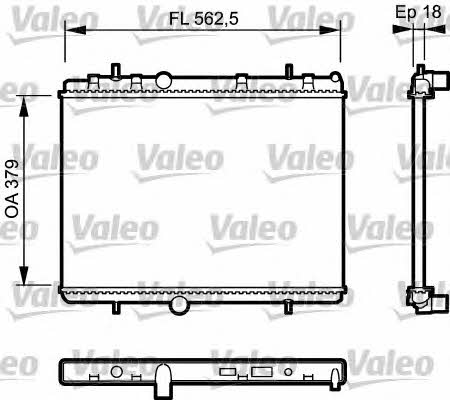 Valeo 735091 Радіатор охолодження двигуна 735091: Купити у Польщі - Добра ціна на 2407.PL!