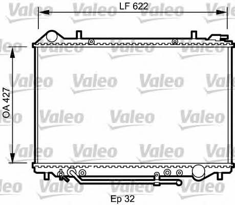 Valeo 735095 Radiator, engine cooling 735095: Buy near me in Poland at 2407.PL - Good price!