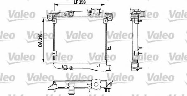 Valeo 883799 Radiator, engine cooling 883799: Buy near me in Poland at 2407.PL - Good price!
