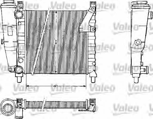 Valeo 883813 Радиатор охлаждения двигателя 883813: Отличная цена - Купить в Польше на 2407.PL!