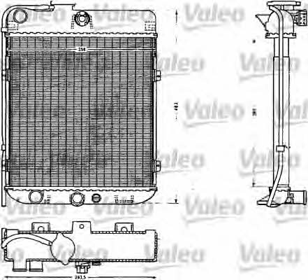 Valeo 883854 Radiator, engine cooling 883854: Buy near me in Poland at 2407.PL - Good price!