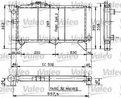 Valeo 883952 Radiator, engine cooling 883952: Buy near me in Poland at 2407.PL - Good price!