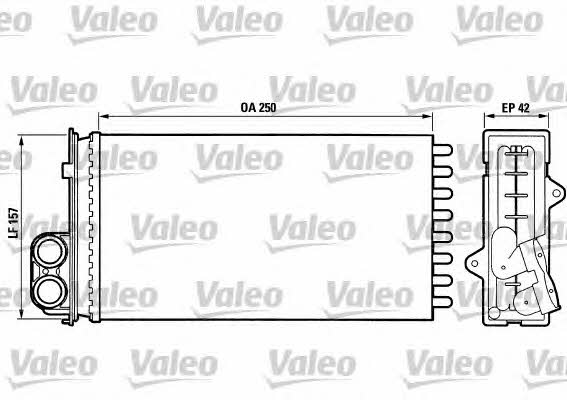 Valeo 883976 Heat exchanger, interior heating 883976: Buy near me in Poland at 2407.PL - Good price!