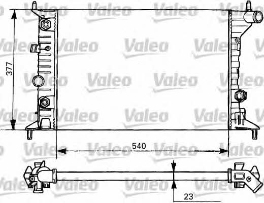 Valeo 731393 Radiator, engine cooling 731393: Buy near me in Poland at 2407.PL - Good price!
