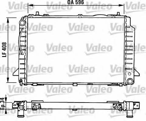 Valeo 731429 Радиатор охлаждения двигателя 731429: Отличная цена - Купить в Польше на 2407.PL!