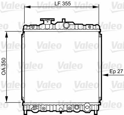 Valeo 731469 Радиатор охлаждения двигателя 731469: Купить в Польше - Отличная цена на 2407.PL!