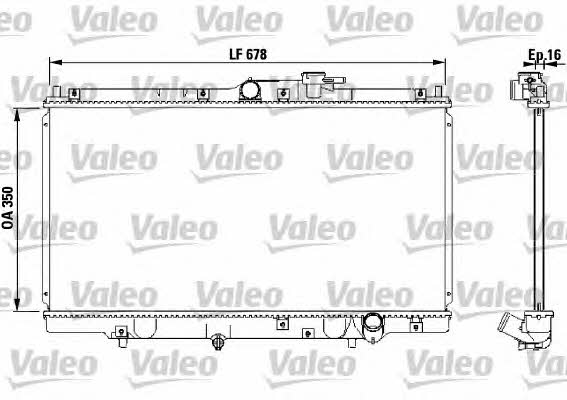 Valeo 731471 Radiator, engine cooling 731471: Buy near me in Poland at 2407.PL - Good price!