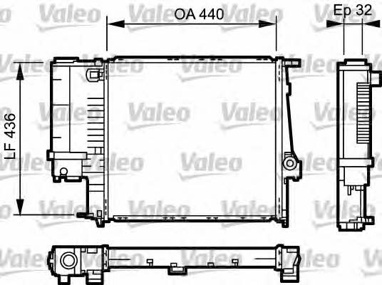 Valeo 731511 Radiator, engine cooling 731511: Buy near me at 2407.PL in Poland at an Affordable price!