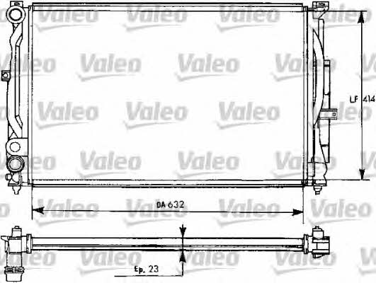 Valeo 731537 Radiator, engine cooling 731537: Buy near me in Poland at 2407.PL - Good price!