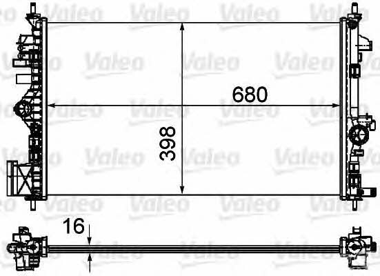 Valeo 735485 Радиатор охлаждения двигателя 735485: Отличная цена - Купить в Польше на 2407.PL!